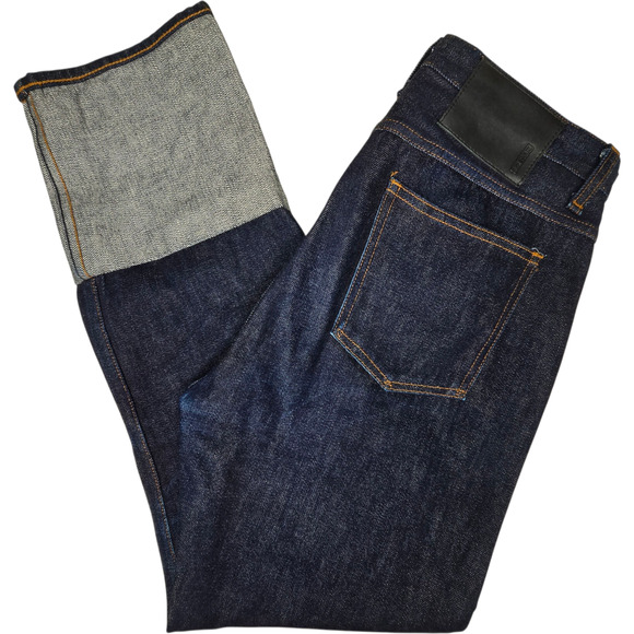Rag & Bone Dark Wash Cuff Japanese Selvedge Jeans Size 27 - Picture 4 of 14